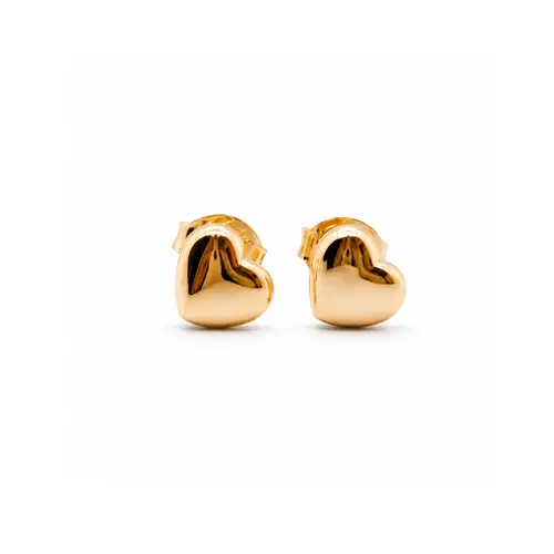 BRINCO CORAÇÃO BANHADO A OURO 18K