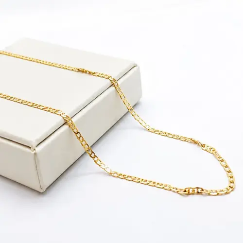 CORRENTE MASCULINA BANHADA A OURO 18K