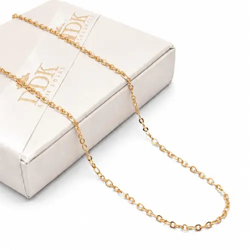CORRENTE MASCULINA BANHADA A OURO 18K