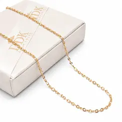 CORRENTE MASCULINA BANHADA A OURO 18K