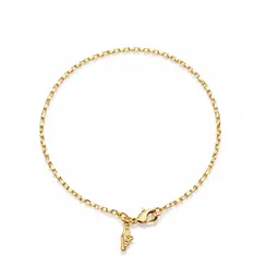 PULSEIRA MASCULINA BANHADA A OURO 18K