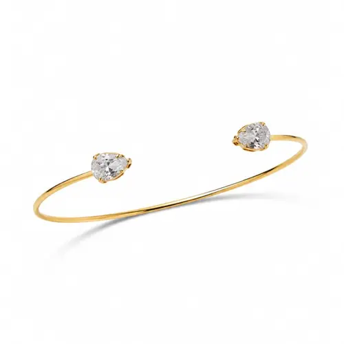 BRACELETE GOTA BANHADO A OURO 18K.