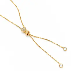 GRAVATA CORAÇÃO BANHADA A OURO 18K