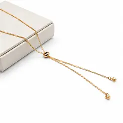 GRAVATA TREVO BANHADA A OURO 18K