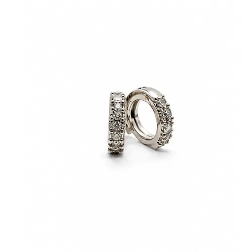 ARGOLA CRAVEJADA P BANHADA A OURO BRANCO