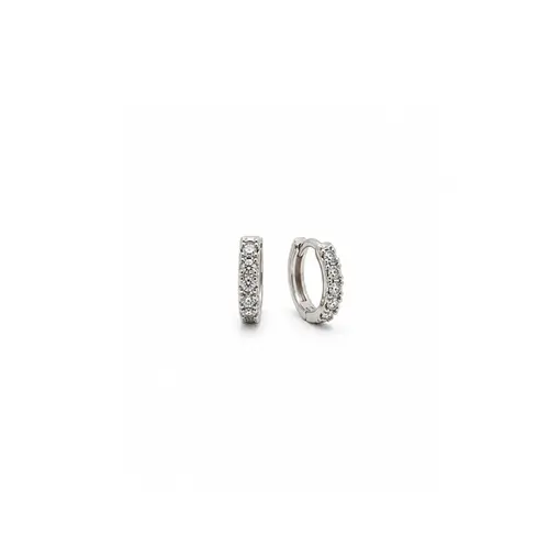 ARGOLA CRAVEJADA M BANHADA A OURO BRANCO
