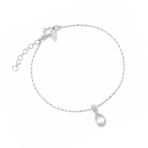 PULSEIRA GOTA BANHADA A OURO BRANCO