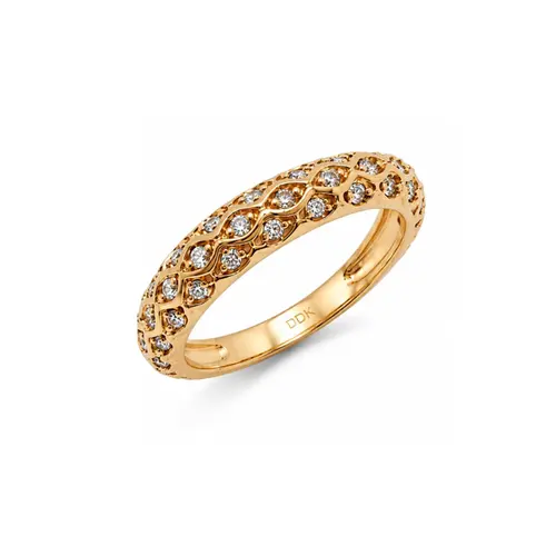 ANEL APARADOR BANHADO A OURO 18K.