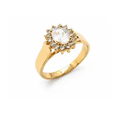 ANEL OVAL BANHADO A OURO 18K